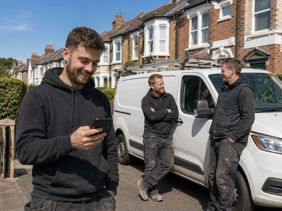 Roofing job leads in UK - delivered to mobile app